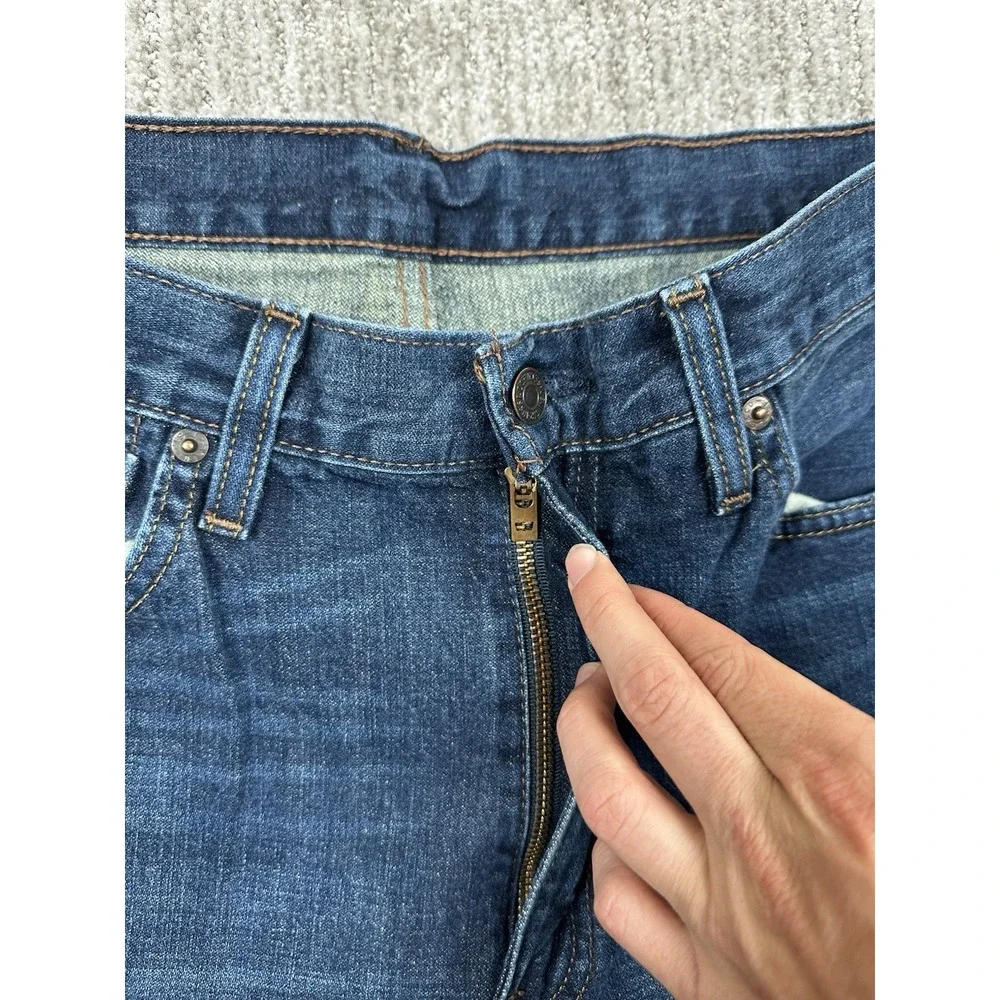Levis 514 Straight Leg Jeans Men's 36x32 (fits 36x31.5) Medium Wash Blue Denim